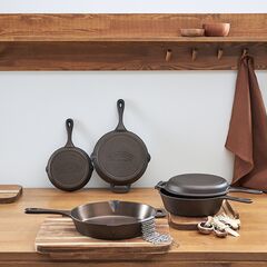 Сковорода чугунная Brasen с масляной полировкой, ?21 см, Liberty Jones, изображение 2