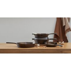 Сковорода чугунная Brasen с масляной полировкой, ?21 см, Liberty Jones, изображение 3