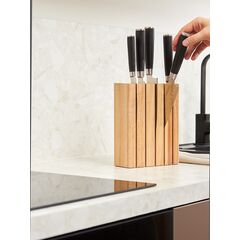 Подставка для ножей Hevea, светлое дерево, Liberty Jones, изображение 3