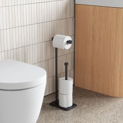 Держатель для туалетной бумаги Cappa, 12х20х52 см, черный, Umbra, изображение 3
