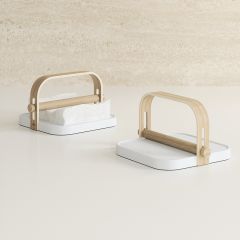 Держатель для салфеток Bellwood, белый/натуральное дерево, UMBRA, изображение 5