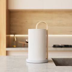 Держатель для бумажных полотенец Bellwood, белый/натуральное дерево, UMBRA, изображение 3