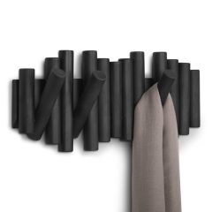 Вешалка настенная Picket черная, Umbra, изображение 4