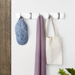 Вешалка настенная горизонтальная Flip 5 крючков белая, Umbra, изображение 2