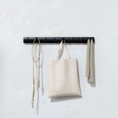 Вешалка настенная Flip, 8 крючков, черная, UMBRA, изображение 2
