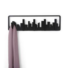 Вешалка настенная Skyline черная, Umbra, изображение 6