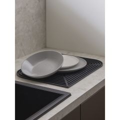 Коврик для сушки посуды Dry Flex, 34,6х44,6 см, темно-серый, Smart Solutions, изображение 5