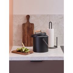 Контейнер для пищевых отходов с фильтром Irmel, 3,5 л, графит, Smart Solutions, изображение 4
