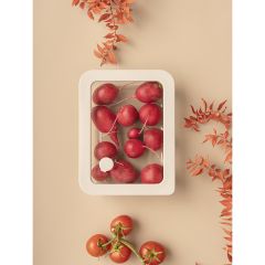 Контейнер для запекания и хранения стеклянный с вакуумным эффектом, 700 мл, молочный, Smart Solutions, изображение 3