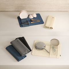 Коврик для сушки посуды Udry, 46х61 см, синий, UMBRA, изображение 5