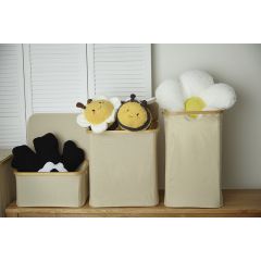 Корзина для белья с двумя отделениями Neat Twin, 53,5х33х53 см, молочная, Smart Solutions, изображение 5