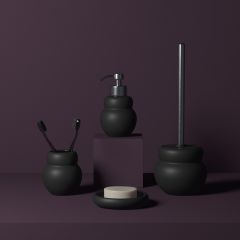 Мыльница Markl, черная, Bergenson Bjorn Bath, изображение 2