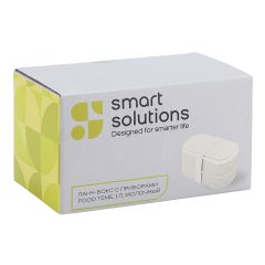 Ланч-бокс с приборами Food Time, 1 л, молочный, Smart Solutions, изображение 4