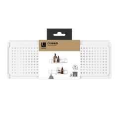 Набор из 2-х полок для ванной Cubiko, белые, Umbra, изображение 2
