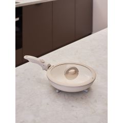 Набор посуды для приготовления со съемной ручкой Smart Ceramic, 7 предметов, цвета топленого молока, Smart Solutions, изображение 5