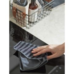 Набор салфеток двухсторонних для сильных загрязнений Cozy Clean, 30х30 см, темно-серые, 2 шт., Smart Solutions, изображение 5