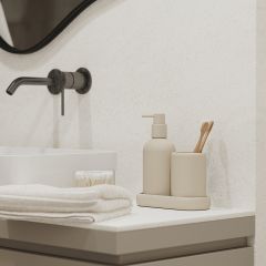 Стакан для зубных щеток Slim, светло-серый, Bergenson Bjorn Bath, изображение 2