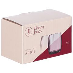 Набор стопок Alice в подарочной упаковке, 70 мл, золотистые, 2 шт., Liberty Jones, изображение 5