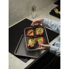 Противень для запекания с решеткой-гриль Roast Masters, 22х30 см, черный, Liberty Jones, изображение 4