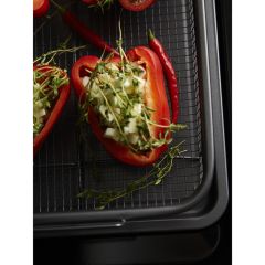 Противень для запекания с решеткой-гриль Roast Masters, 22х30 см, черный, Liberty Jones, изображение 6