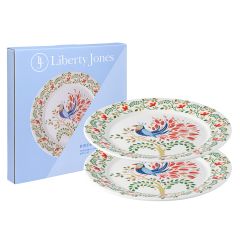 Набор тарелок Fantail Bird из коллекции Birds of Paradise в подарочной упаковке, 28 см, 2 шт., Liberty Jones