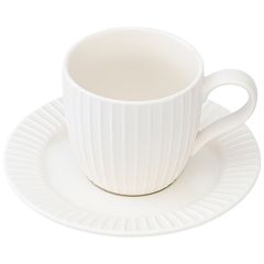 Набор чашек с блюдцами Soft Ripples, Dual Glazing, 125 мл, 2 шт., Liberty Jones, изображение 6