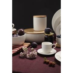 Набор чашек с блюдцами Soft Ripples, Dual Glazing, 125 мл, 2 шт., Liberty Jones, изображение 3