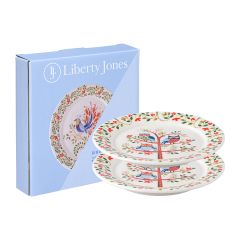 Набор тарелок Owl из коллекции Birds of Paradise в подарочной упаковке, 18 см, 2 шт., Liberty Jones