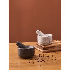 Ступка Marm, 12,7х7,6 см, белый мрамор, Liberty Jones, изображение 3