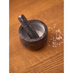 Ступка Marm, 12,7х7,6 см, черный мрамор, Liberty Jones, изображение 5