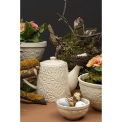 Чайник заварочный Birds of Paradise, 1 л, кремовый, Liberty Jones, изображение 3