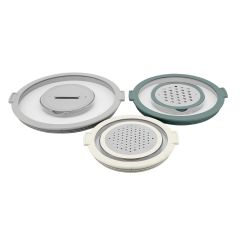 Набор стальных мисок Balance с крышками и терками, 1,5 л/3 л/ 5 л, Smart Solutions, изображение 3