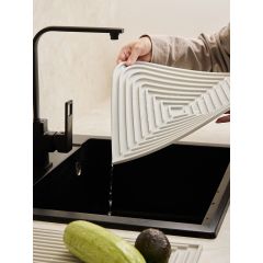 Коврик для сушки посуды Dry Flex, 34,6х44,6 см, серый, Smart Solutions, изображение 4