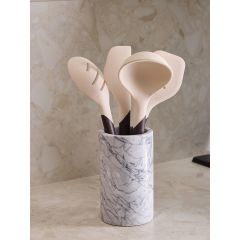 Лопатка с прорезями SmartChef, 32 см, бежевая/бордовая, Smart Solutions, изображение 6