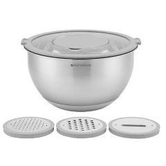 Миска стальная Balance с крышкой и терками, 5 л, Smart Solutions