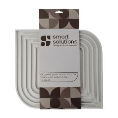 Коврик для сушки посуды Dry Flex, 34,5х31,5 см, графит, Smart Solutions, изображение 6
