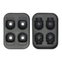 Форма для льда Ice skull, графит, Smart Solutions, изображение 2
