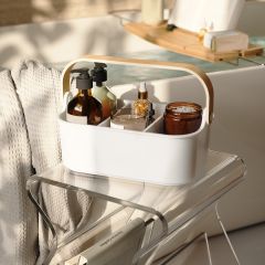 Органайзер Bellwood, 29х17 см, белый/натуральное дерево, UMBRA, изображение 5