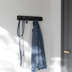 Вешалка настенная Flip, 50,8 см, 5 крючков, черная, UMBRA, изображение 5
