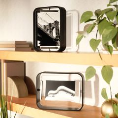 Фоторамка двухсторонняя Bellwood, 19х24 см, черная, UMBRA, изображение 4