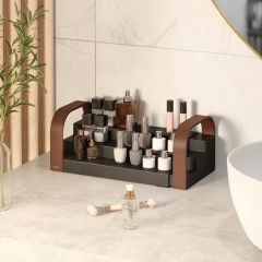 Полка для специй трехъярусная раздвижная Bellwood, черная/орех, UMBRA, изображение 4