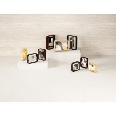 Фоторамка двусторонняя Bellwood, 16х22 см, состаренный орех, UMBRA, изображение 4
