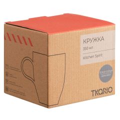 Кружка из фарфора темно-серого цвета из коллекции Kitchen Spirit, 350 мл, Tkano, изображение 5