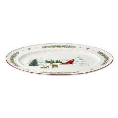 Блюдо сервировочное Nordic winter из коллекции New Year Essential, 34,6х24 см, Tkano, изображение 4