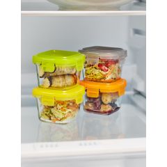 Набор контейнеров для запекания и хранения Click Glass, 160 мл, 4 шт., Smart Solutions, изображение 2