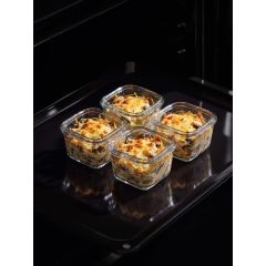 Набор контейнеров для запекания и хранения Click Glass, 160 мл, 4 шт., Smart Solutions, изображение 4