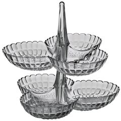 Набор менажниц Tiffany, акрил, серый, 2 шт., Guzzini