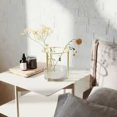 Ваза Tesora регулируемая, латунь, Umbra, изображение 2