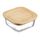 Контейнер для запекания и хранения Smart Solutions с крышкой из бамбука, 520 мл, Smart Solutions