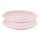 Набор тарелок Simplicity, ?21,5 см, розовые, 2 шт., Liberty Jones